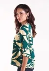 Blusa Dwz Manga 3/4 Estampada