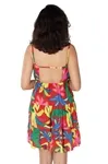 Vestido Dwz Curto Com Alcas Regulaveis Estampado