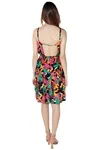 Vestido Dwz Curto Com Alcas Regulaveis Estampado