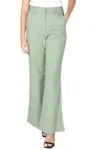 Calca Dwz Pantalona De Linho Com Nervura Frontal