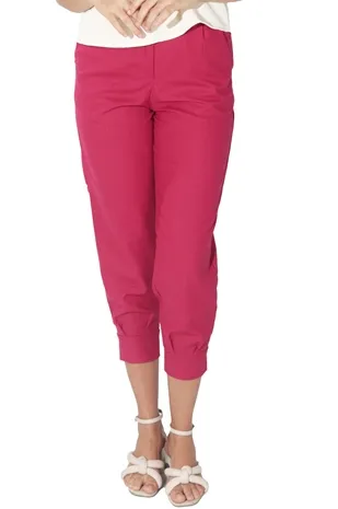Calca Dwz Jogger De Linho Lisa