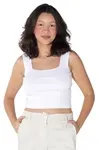 Cropped Dwz Tricot Modal Decote Quadrado