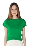 Blusa Dwz Tricot Manga Curta Gola Redonda