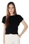 Blusa Dwz Tricot Manga Curta Gola Redonda