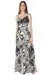 Vestido Dwz Longo Estampado Com Bojo