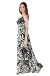Vestido Dwz Longo Estampado Com Bojo