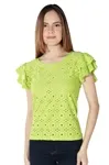 Blusa Dwz Laise Manga Babado