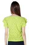 Blusa Dwz Laise Manga Babado