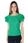 Blusa Dwz Laise Manga Babado