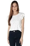 Blusa Dwz Laise Manga Babado