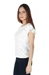 Blusa Dwz Laise Manga Babado