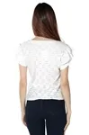 Blusa Dwz Laise Manga Babado