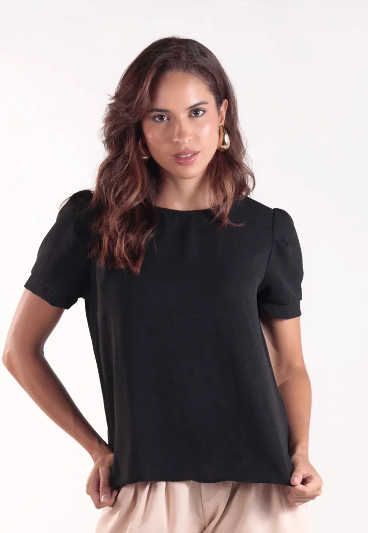 Blusa Dwz Manga Curta Lisa