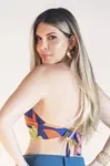 Cropped Dwz Frente Unica Estampado