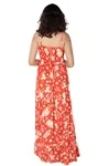 Vestido Dwz Longo Com Bojo Estampado