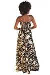 Vestido Dwz Longo Com Bojo Estampado