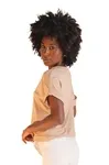 Blusa Dwz Lisa de Malha Manga Curta Dobrada