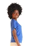Blusa Dwz Lisa de Malha Manga Curta Dobrada