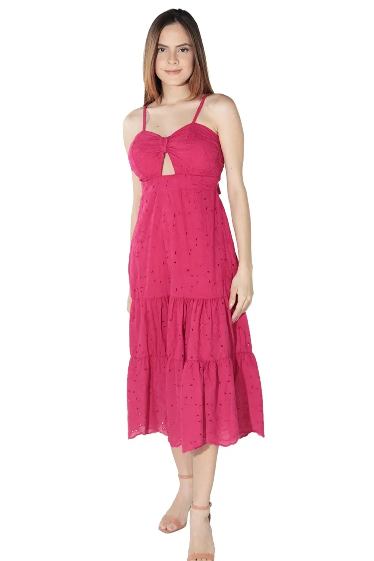Vestido Dwz Alcas Finas com Bojo