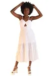 Vestido Dwz Alcas Finas com Bojo