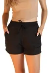 Short Dwz Linho Curto com Cos Elastico