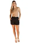 Short Dwz Linho Curto com Cos Elastico