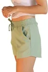 Short Dwz Linho Curto com Cos Elastico