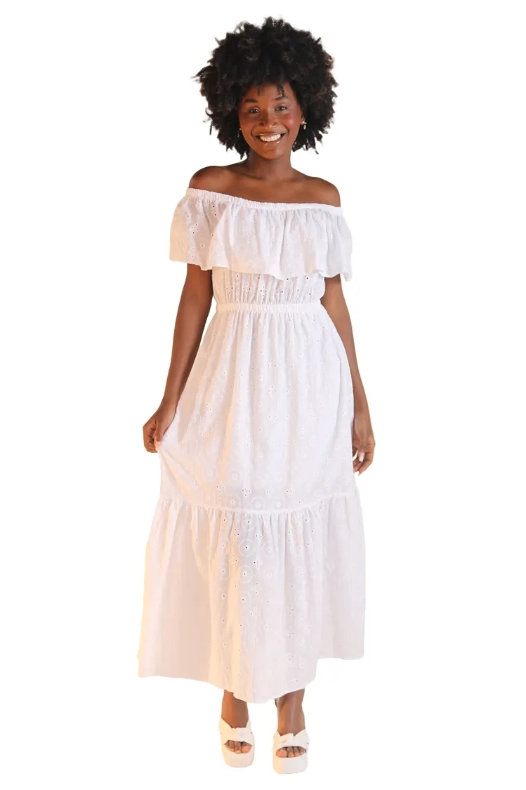 Vestido Dwz Ombro a Ombro Mid