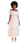 Vestido Dwz Ombro a Ombro Mid