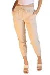 Calca Dwz Linho Jogger Lisa
