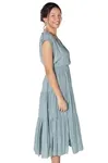 Vestido Dwz Midi Liso 3 Marias Sem Manga