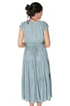 Vestido Dwz Midi Liso 3 Marias Sem Manga