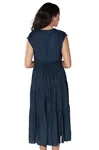 Vestido Dwz Midi Liso 3 Marias Sem Manga
