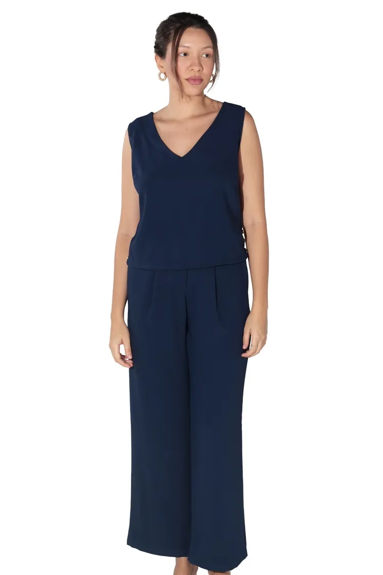 Conjunto Dwz Calca e Blusa Com Botoes Laterais