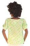 Blusa Dwz Estampada Manga Curta Princesa