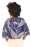 Blusa Dwz Amarracao Frente Estampada