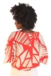Blusa Dwz Amarracao Frente Estampada
