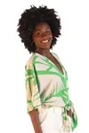 Blusa Dwz Amarracao Frente Estampada