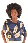 Blusa Dwz Amarracao Costas Estampada