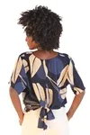 Blusa Dwz Amarracao Costas Estampada