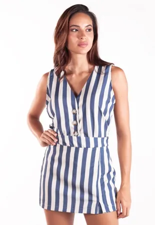 Short Saia Dwz Listrado