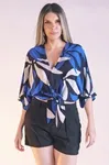 Blusa Dwz Amarracao Estampada