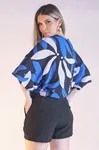 Blusa Dwz Amarracao Estampada