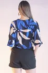 Blusa Dwz Amarracao Estampada
