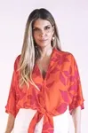 Blusa Dwz Amarracao Estampada