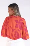 Blusa Dwz Amarracao Estampada