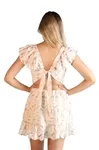 Vestido Dwz Curto Com Amarracao De Laise