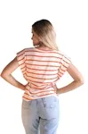 Blusa Dwz Listrada De Malha Muscle Tee