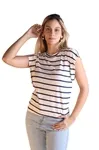 Blusa Dwz Listrada De Malha Muscle Tee