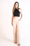 Calca Dwz Alfaiataria Com Cinto Pantalona